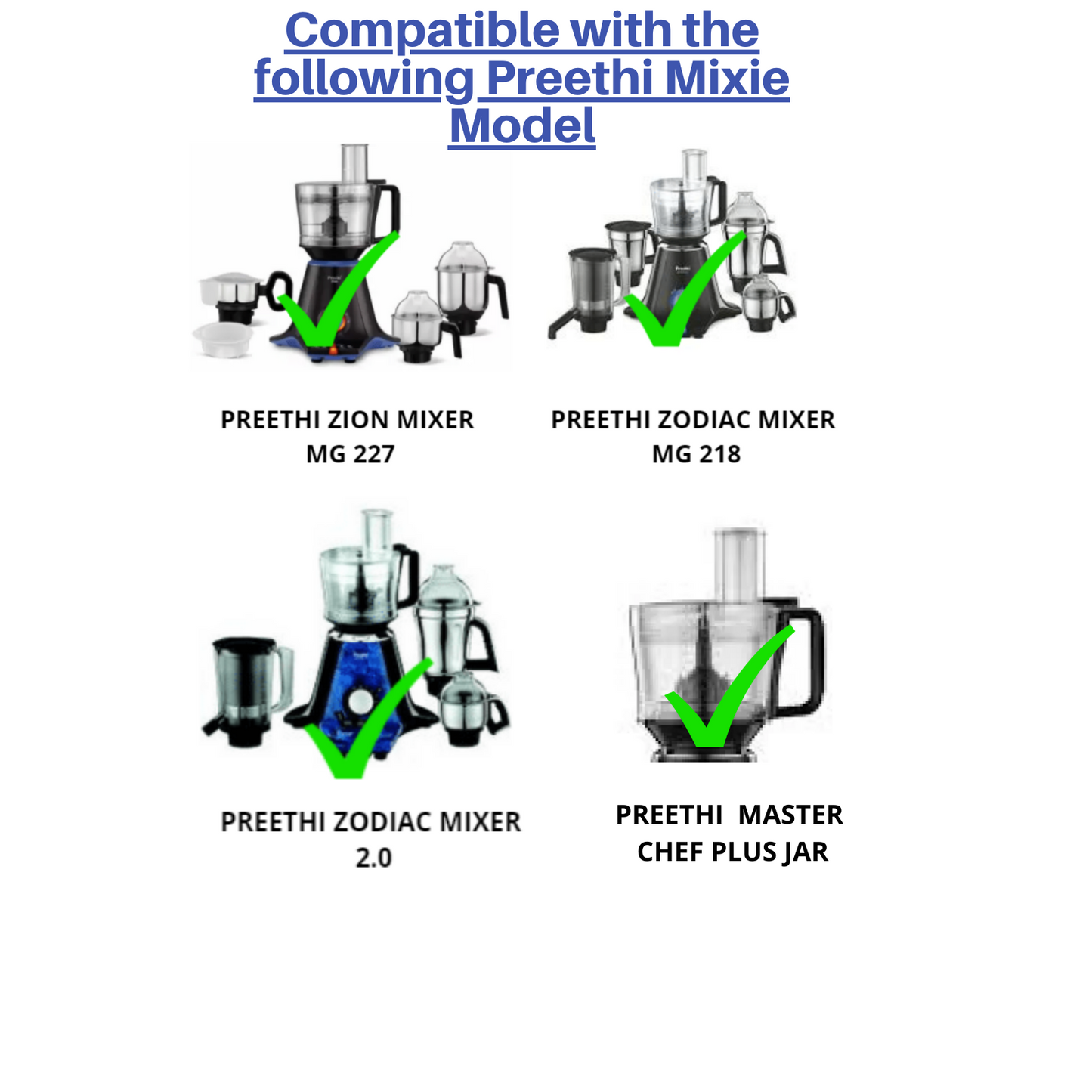 Touch N Feel Replacement 1.2mm Fine Slicing Blade Attachment compatible with Preethi Zodiac Mixer Grinder's MasterChef Plus jar Mixer Blender Blade