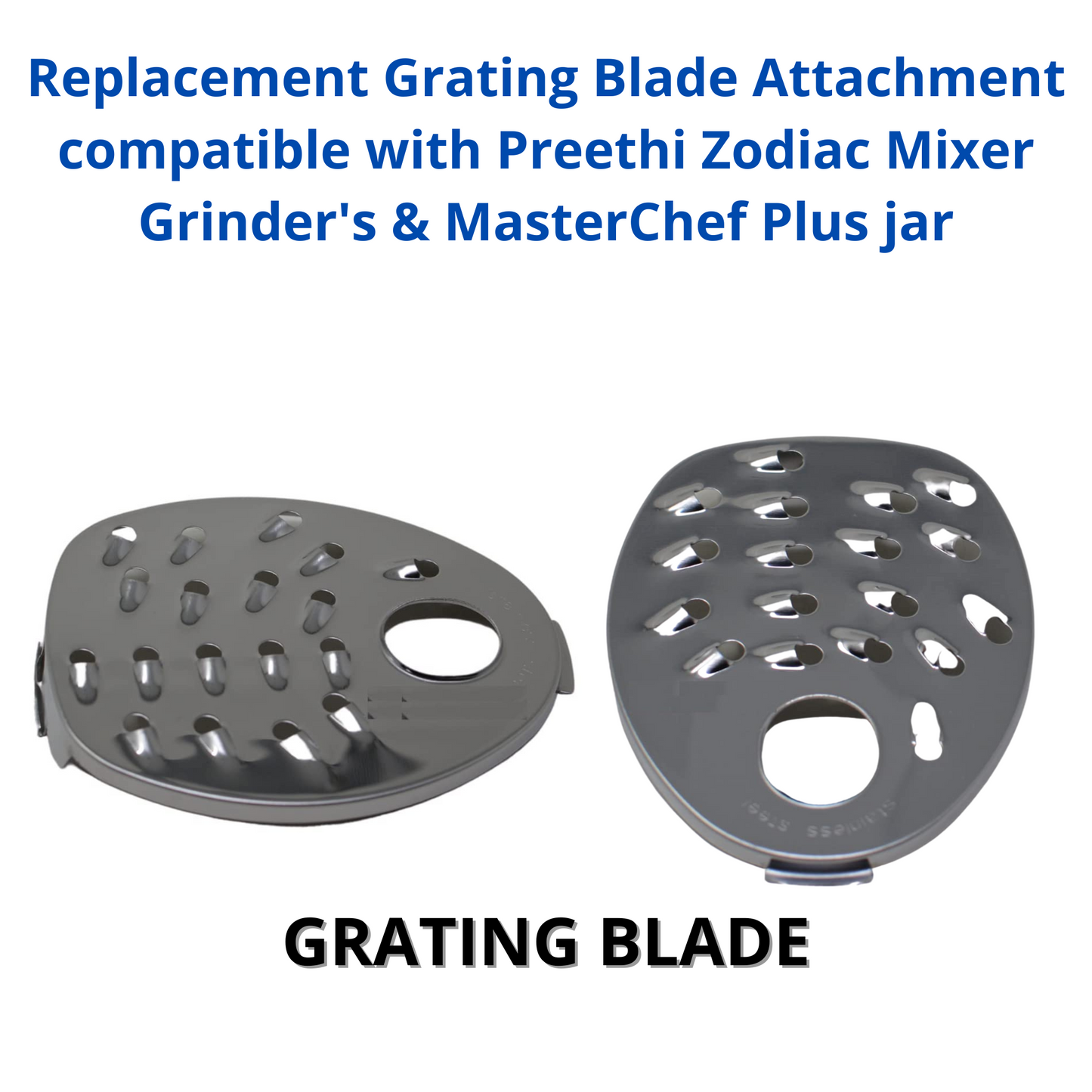 Touch N Feel Replacement Grating Blade Attachment compatible with Preethi Zodiac Mixer Grinder's & MasterChef Plus jar Mixer Blender Blade