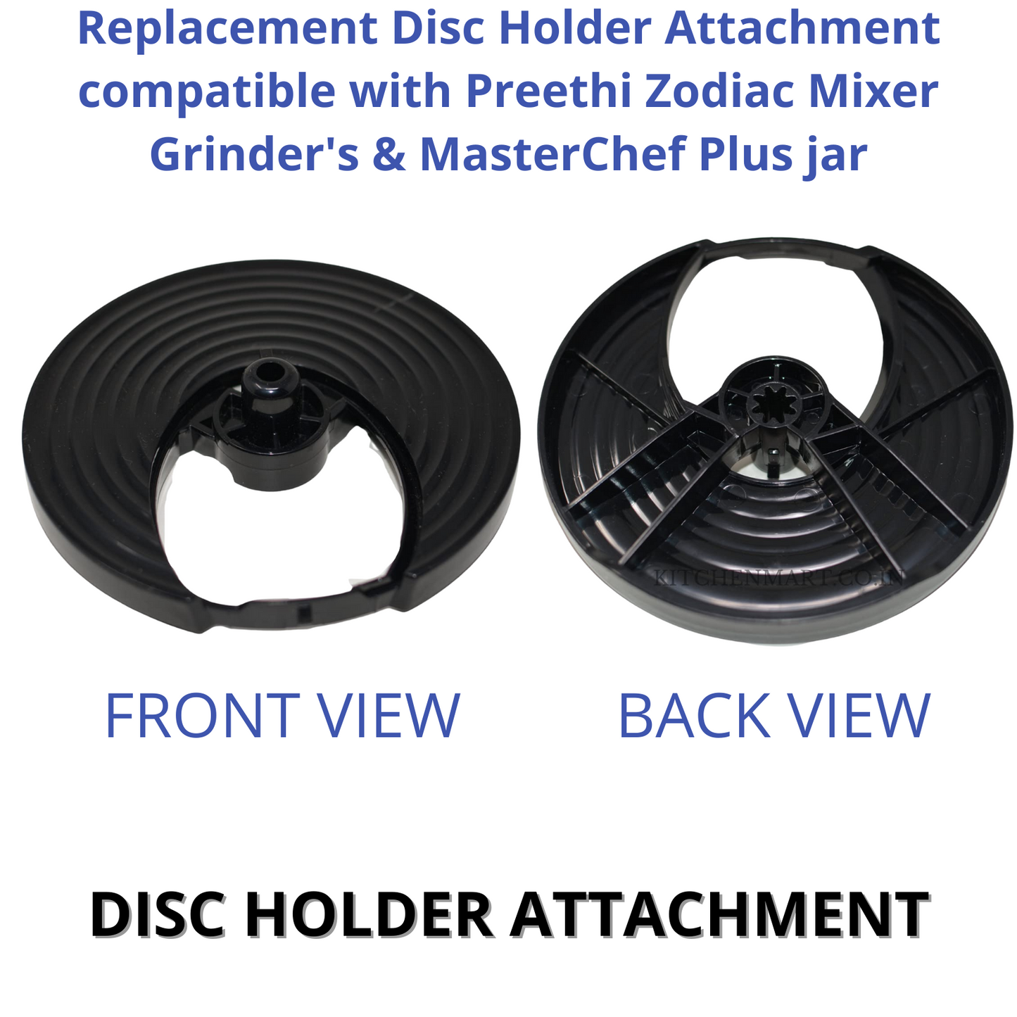 Touch N Feel Replacement Disc Holder Attachment compatible with Preethi Zodiac Mixer Grinder's & MasterChef Plus jar Mixer Blender Blade