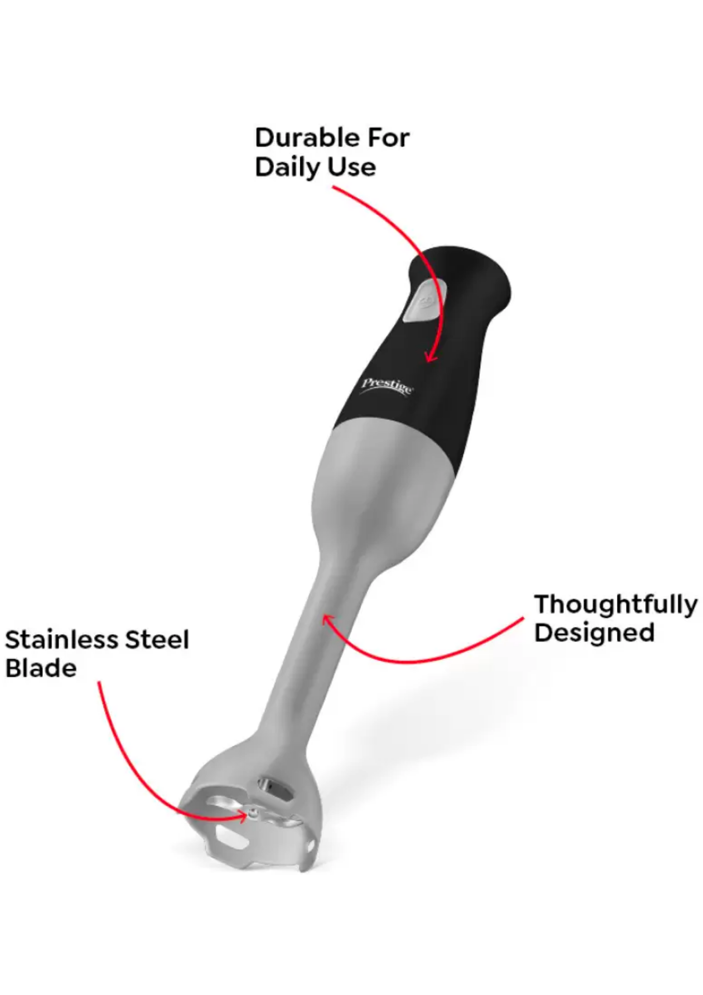 Prestige ACE 250 W Hand Blender (Silver,Black)
