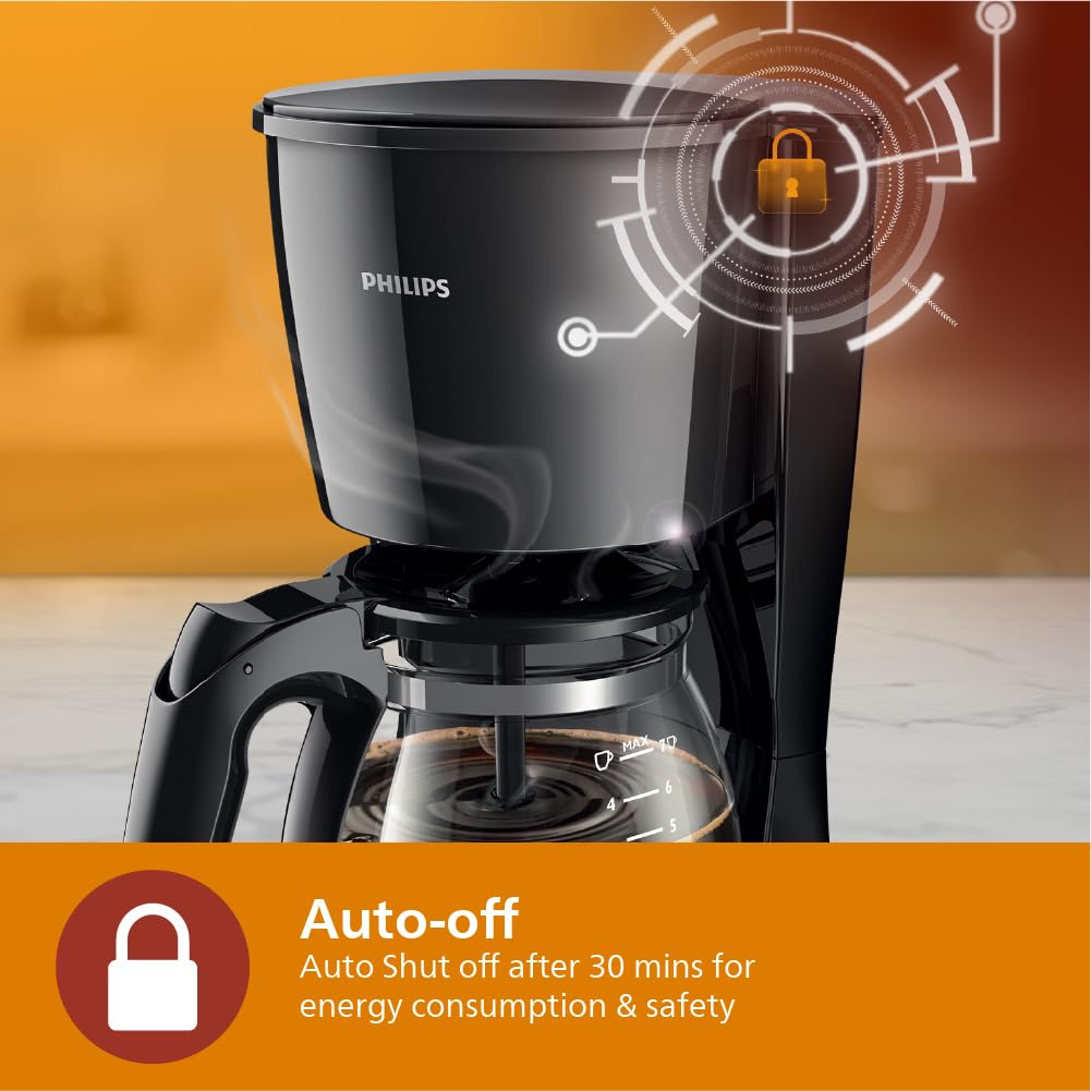 Philips HD7431/20 700-Watt Coffee Maker (Black)