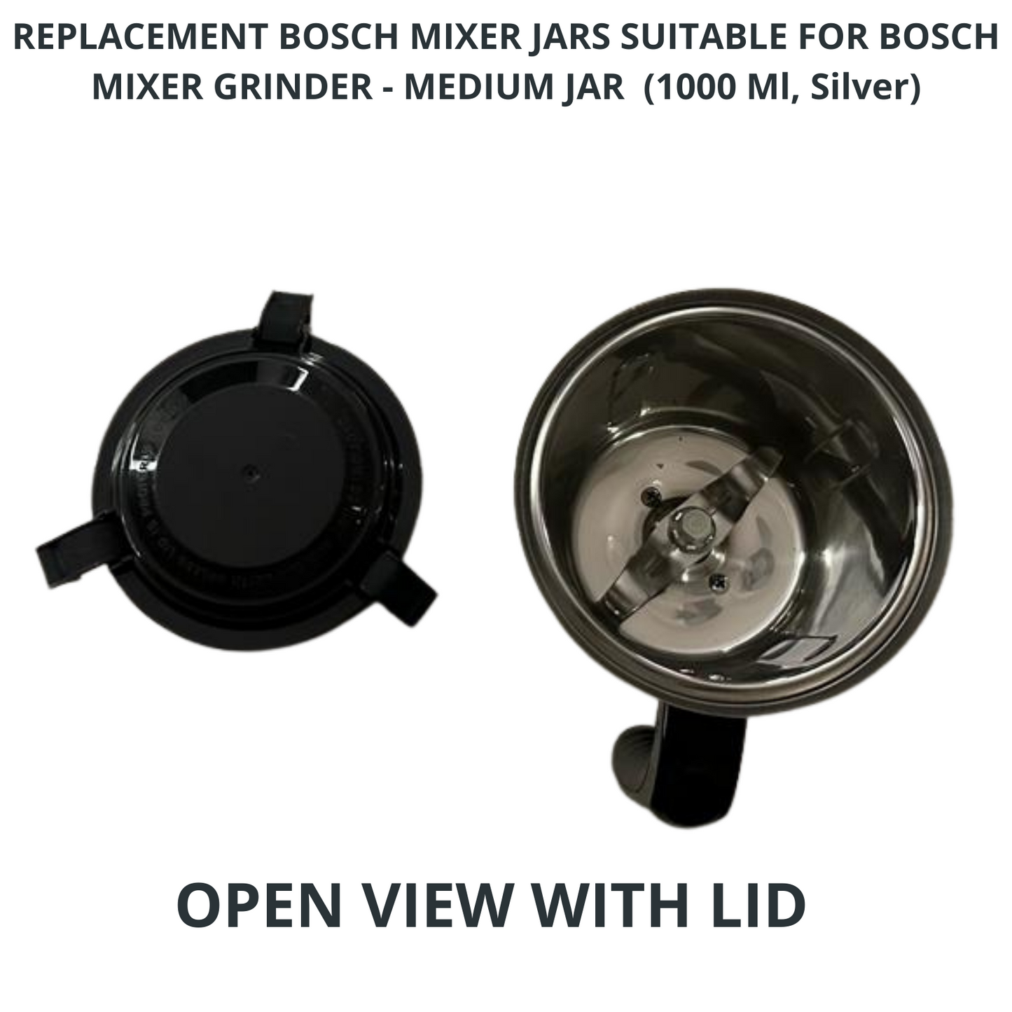 Touch N Feel REPLACEMENT BOSCH MEDIUM JAR Mixer Juicer Jar (1000 ml)