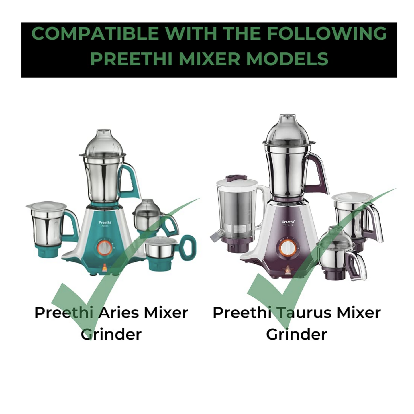 Touch N Feel Replacement Medium Jar compatible with Preethi Zodiac / Zion / Zodiac 2.0 / Steele Supreme Mixer Grinder Mixer Juicer Jar  (800 ml)