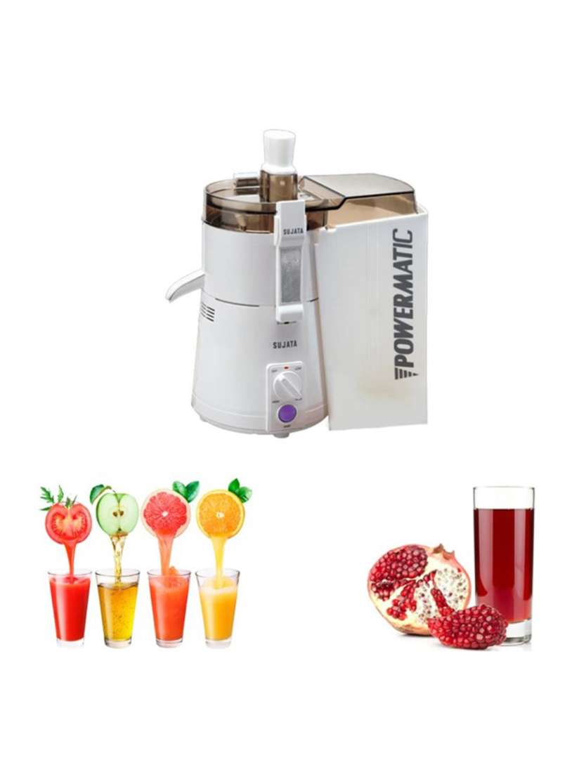 Sujata Powermatic without Jar 900 Juicer Mixer Grinder (White)