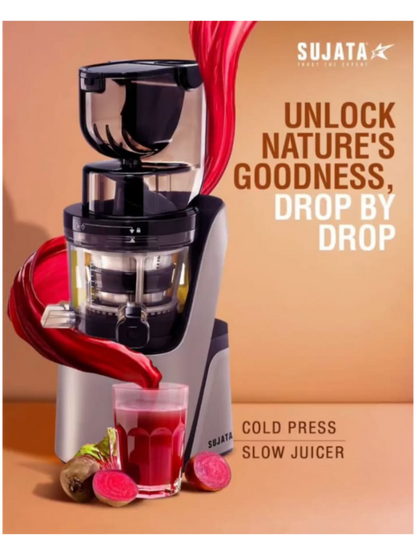 Sujata Cold Press Slow Juicer SJ01 ~ Engineered For Everyday Wellness