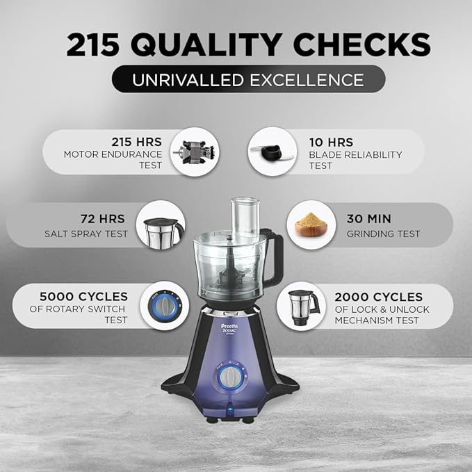 Food Processor Preethi Zodiac Chopper Kitchen Appliances :: Mixer