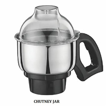 Touch N Feel Replacement Supreme Steel Mixer Grinder Chutney Jar Compatible with Preethi Zodiac / Zion / Zodiac 2.0 Mixer Juicer Jar  (0.5 L)