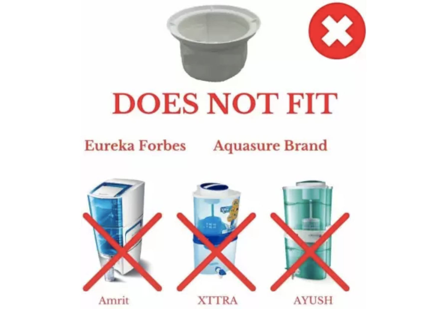 Touch N Feel Micro Fibre mesh Compatible with Prestige Tattva Water Purifier Media Filter Cartridge  (0.2, Pack of 1)